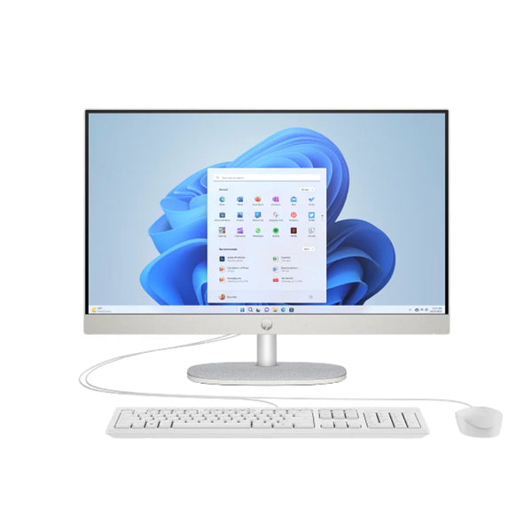 DESKTOP HP AIO 24 CR1081 U7-155U 8GB 512SSD 23.8IN DOS 1 YR WARRANTY WHITE