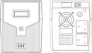 EVI POWER 1600VA UPS 2 YEAR WARRANTY ( 1 YEAR ON BATTERY)