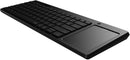 RAPOO K2800 KEYBOARD WITH TOUCHPAD WIRELESS BLACK AR