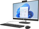 DESKTOP HP AIO 27 CR1074 U7-155U 8GB 512SSD 27IN DOS 1 YR WARRANTY BLACK