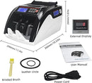 BILL COUNTER 5800D MULTI CURRENCY COUNTER UV/MG