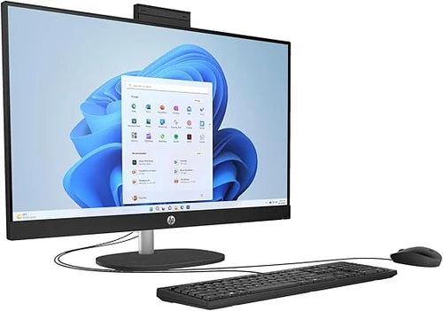 DESKTOP HP AIO 24 CR1091NH U5-125U 8GB 512SSD 23.8IN DOS 1 YR WARRANTY BLACK
