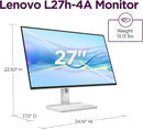 LENOVO L27H-4A 27IN 2K QHD MONITOR