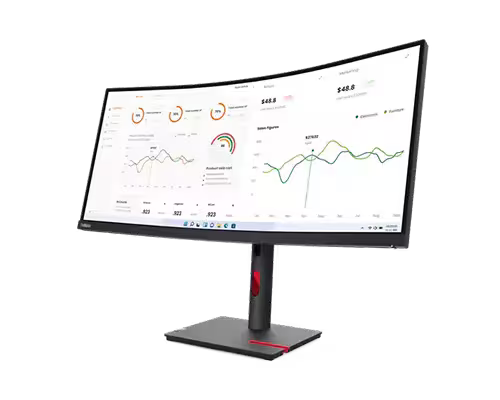 LENOVO THINKVISION T34W-30 34IN ULTRAWIDE QHD CURVED MONITOR