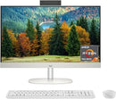 DESKTOP HP ALL IN ONE 24 CR0014L AMD RYZEN 7 7730U 8GB 512SSD 24IN DOS  WHITE 1 YR WARRANTY BLACK