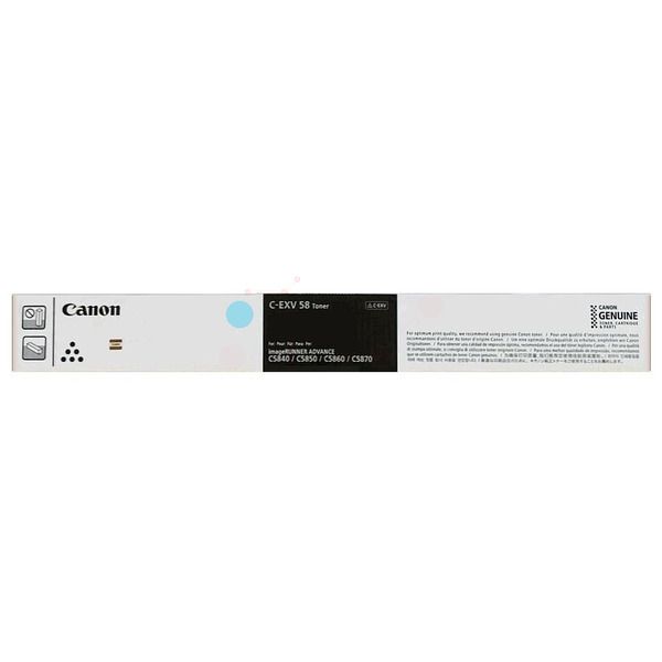 CANON CEXV 58L CYAN TONER