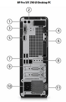 HP 290 G9 SFF CORE I5-13400 8GB 512GB SSD DOS NO-MONITOR