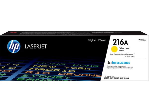 HP 216A YELLOW ORIGINAL LASERJET TONER CARTRIDGE (W2412A)