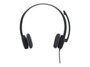 HEADPHONES LOGITECH STEREO HEADSET H151 BLACK (3.5MM JACK)