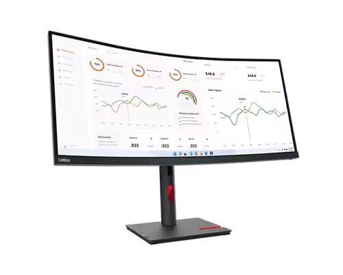 LENOVO THINKVISION T34W-30 34IN ULTRAWIDE QHD CURVED MONITOR