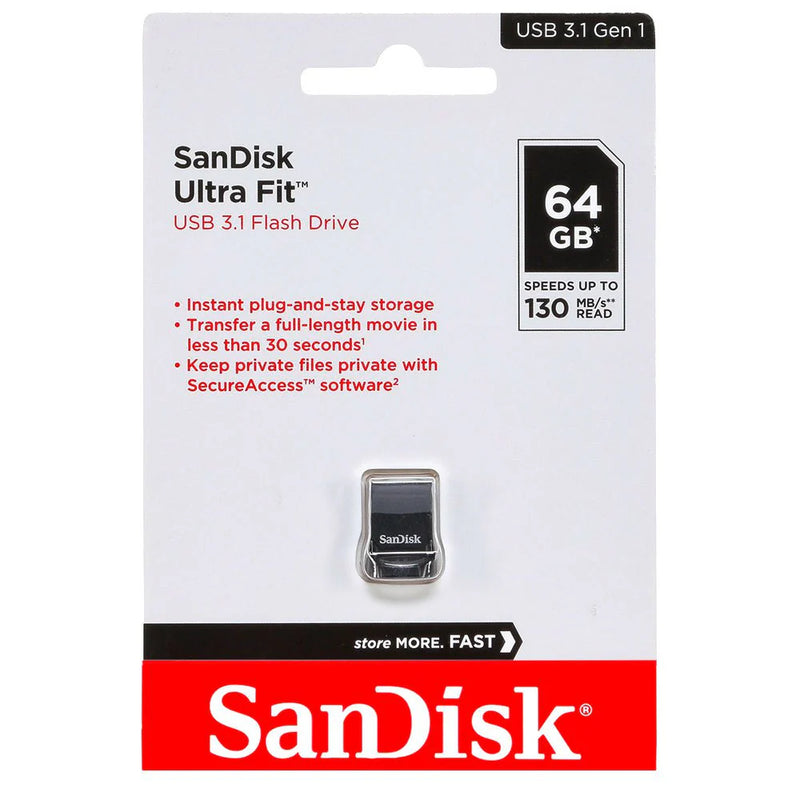 SANDISK 64GB MIN FLASH DRIVE